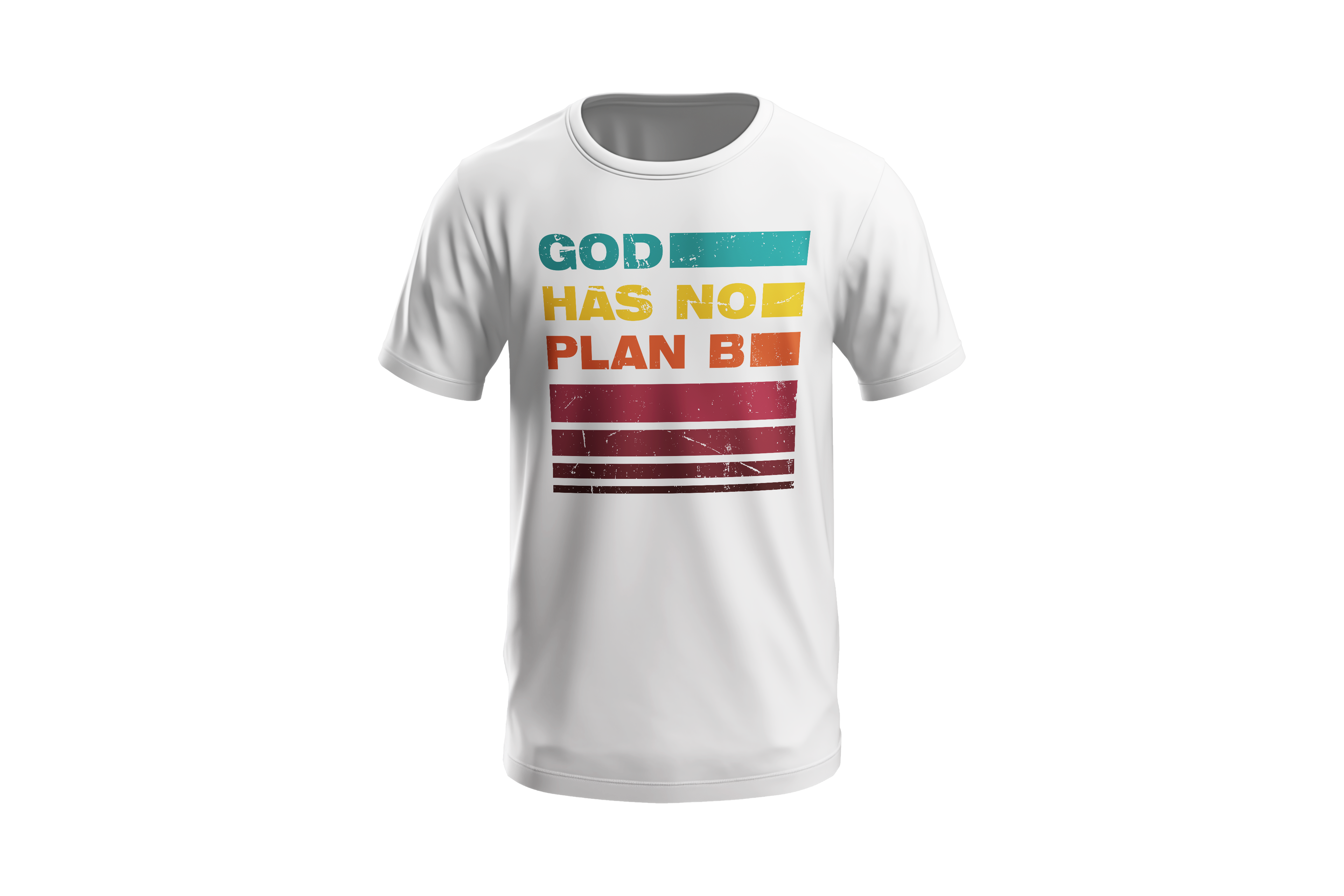 God has no plan B fehér-mock-up