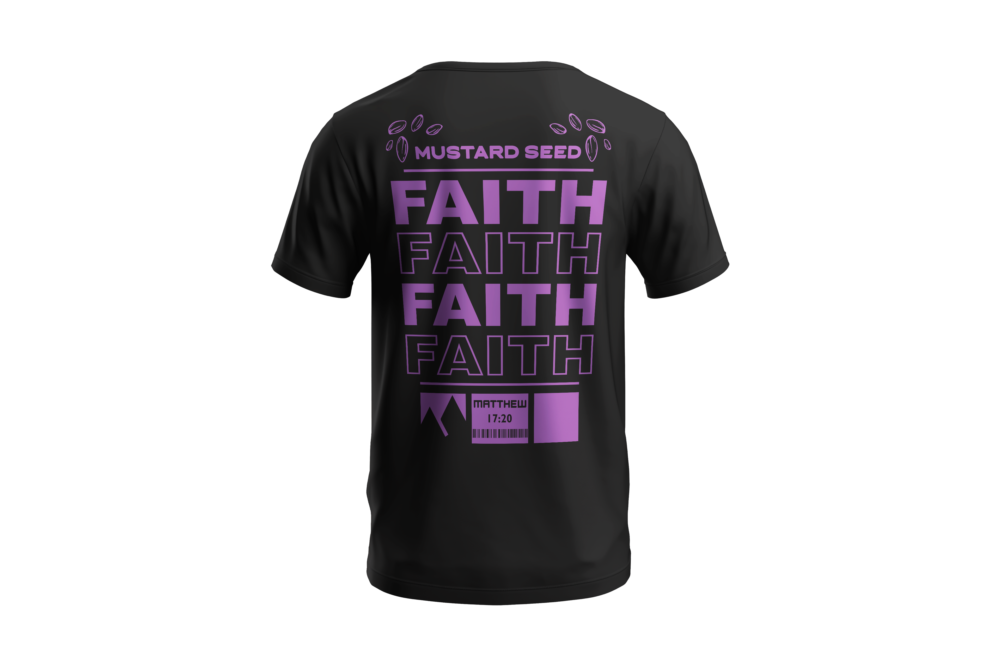 Faith hátulja fekete-mock-up