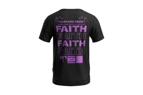 Faith hátulja fekete-mock-up