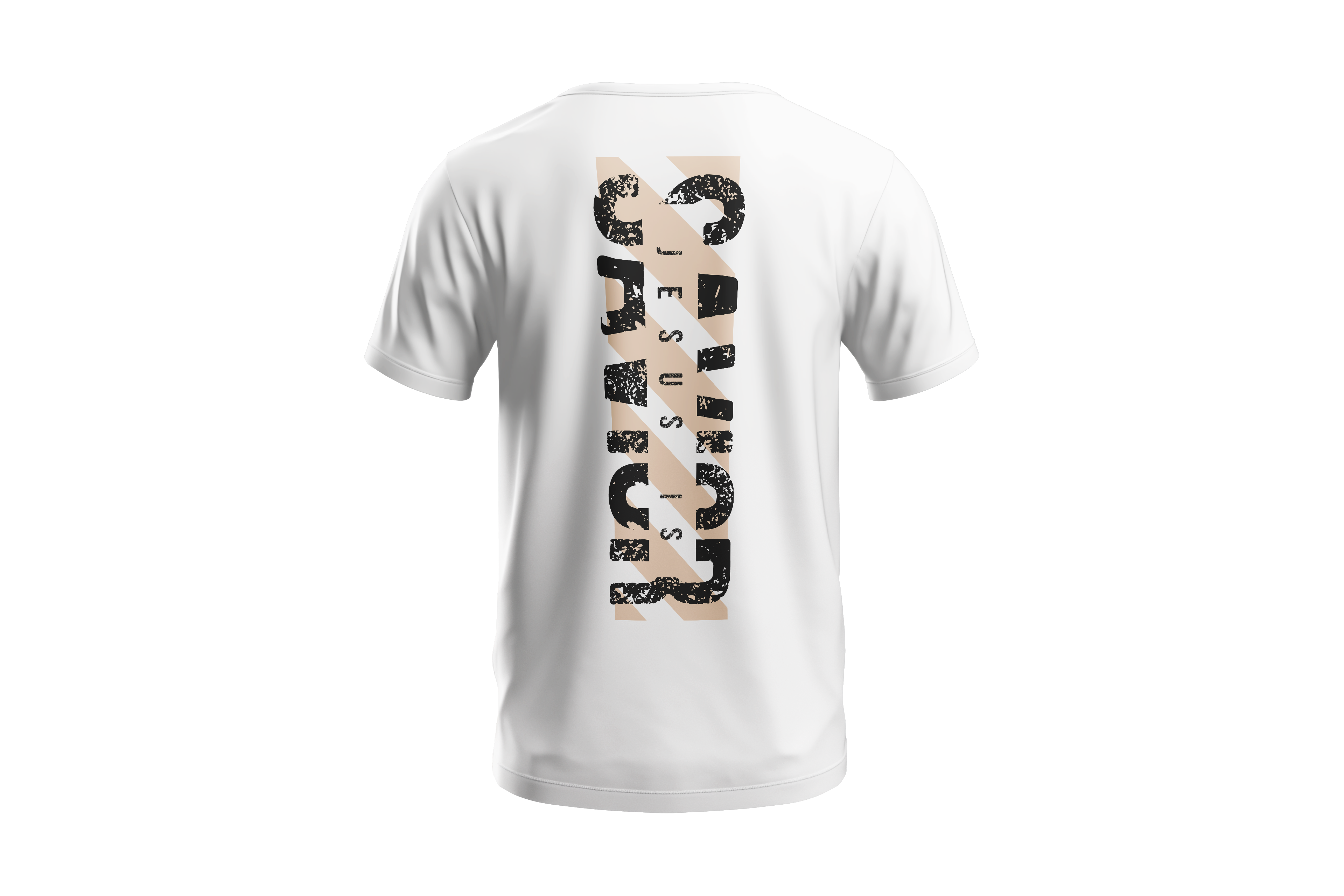 Savior hátulja fehér-mock-up