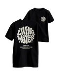 Living Water fekete oversized keresztény póló – János 4:14 | Respawn